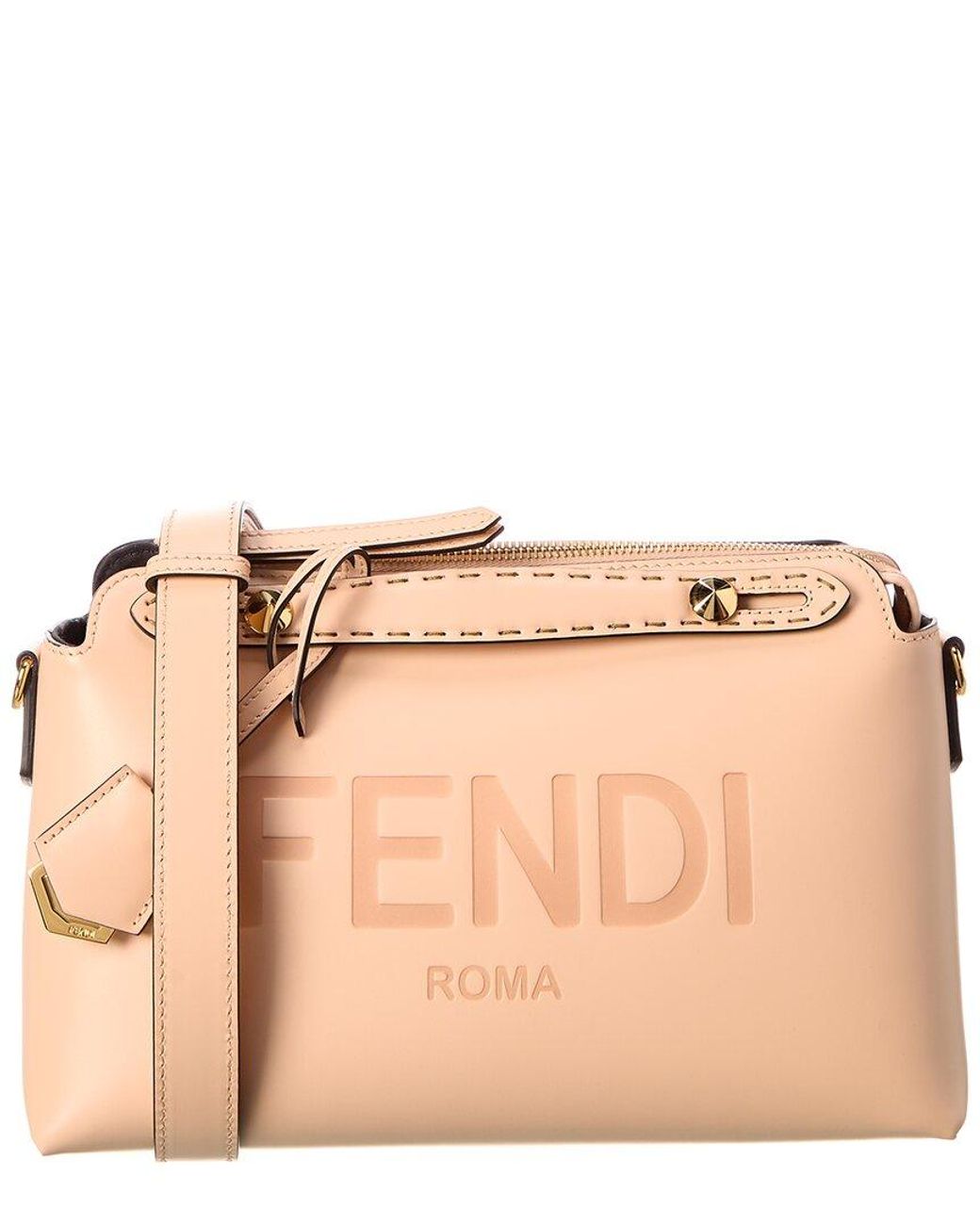 Fendi By The Way Medium Leather Shoulder Bag in Natural | Lyst
