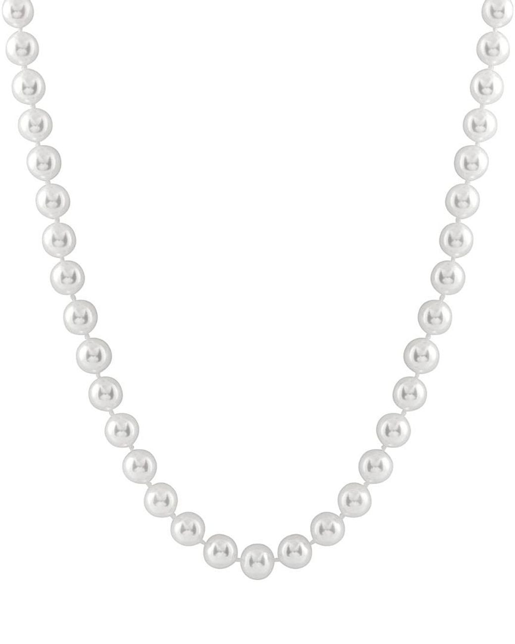 Splendid White 14k 8-9mm Akoya Pearl Necklace