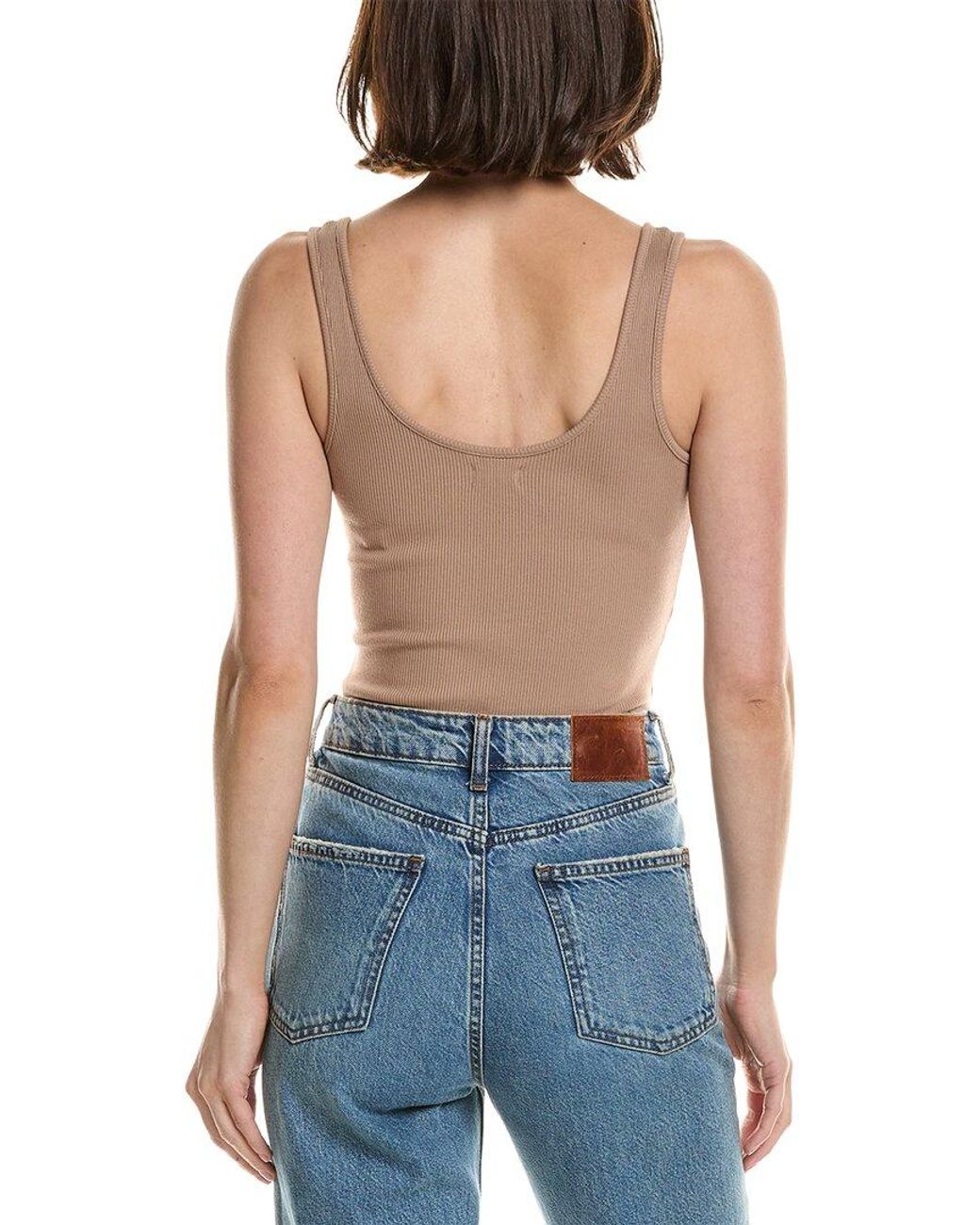 L'Agence Blue Nica Bodysuit