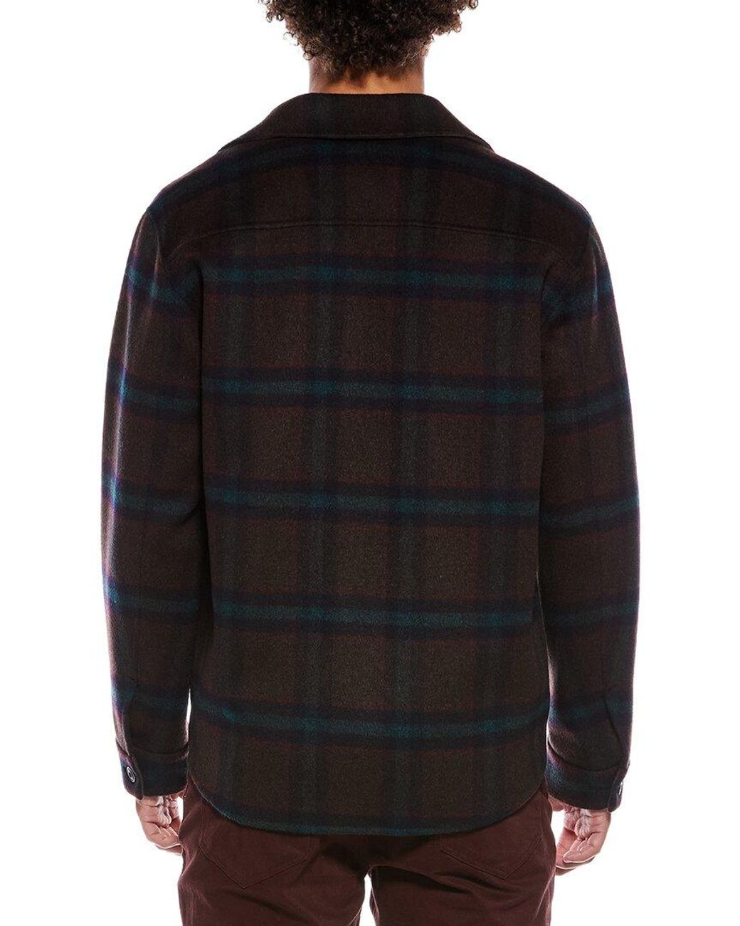 Vince Black Splitable Shirt Jacket for men