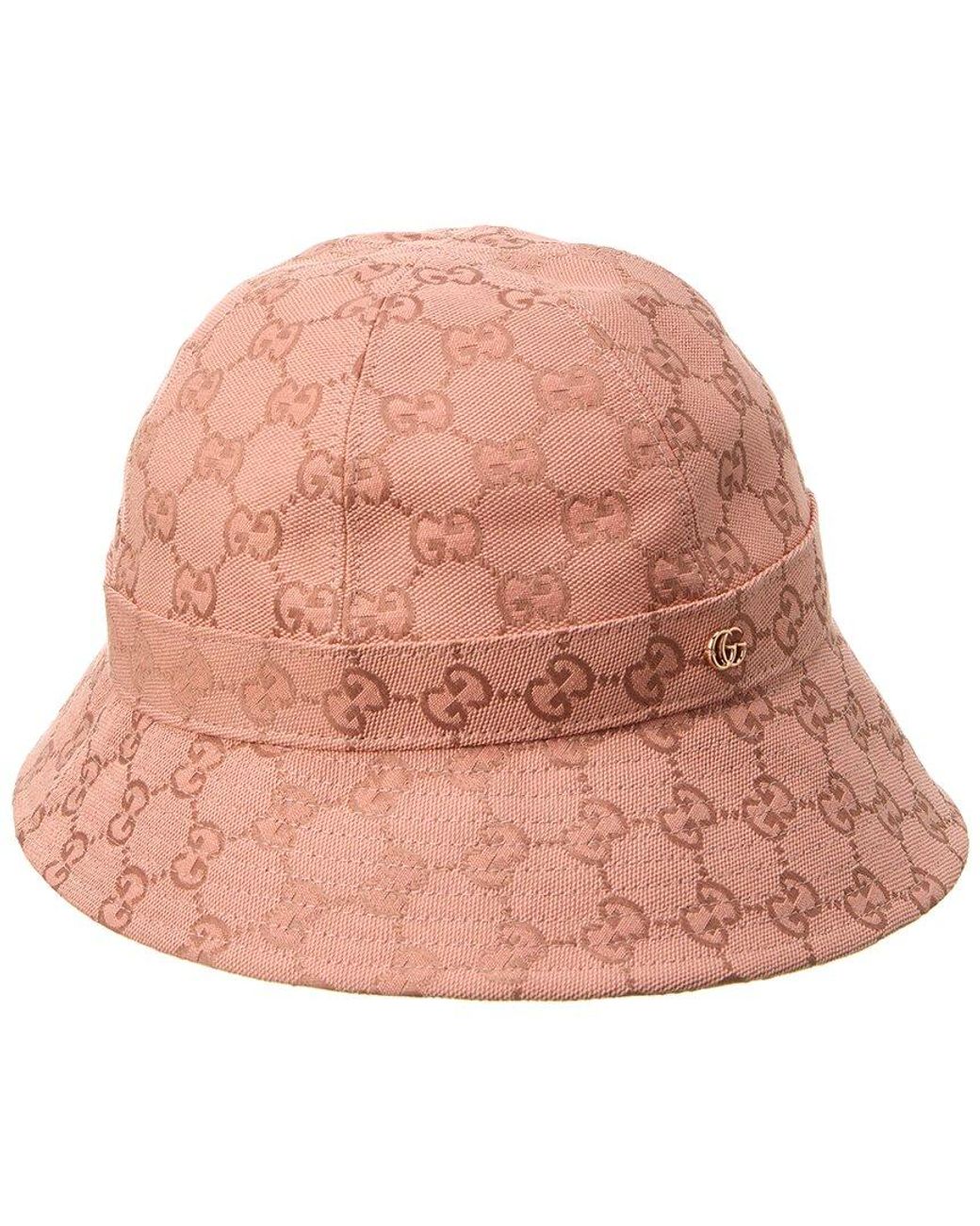 Gucci GG Canvas Bucket Hat in Pink for Men | Lyst