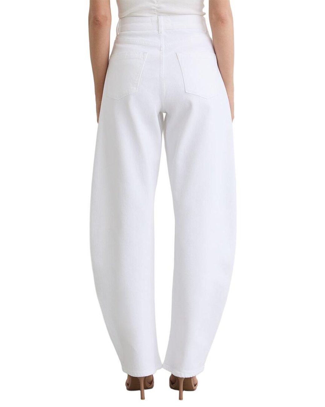 Reiss White Petite Sabel Barrel Leg Jean