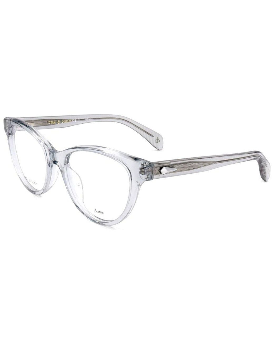 Rag & Bone Metallic 51Mm Optical Frames