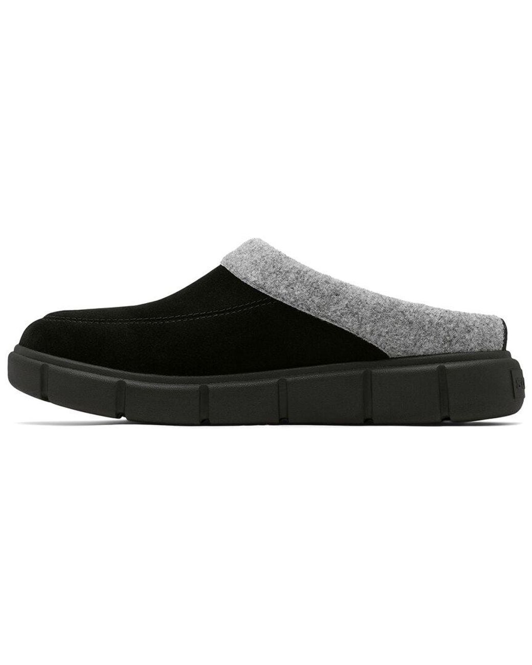 Sorel Black Explorer Iii Suede Mule for men