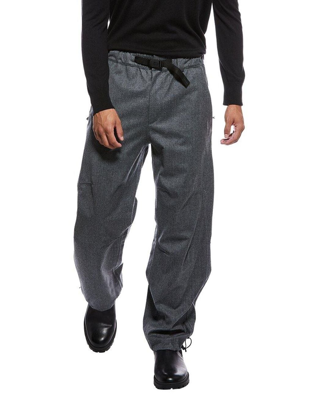 Todd Snyder Black X Woolrich Tech Wool Pant for men