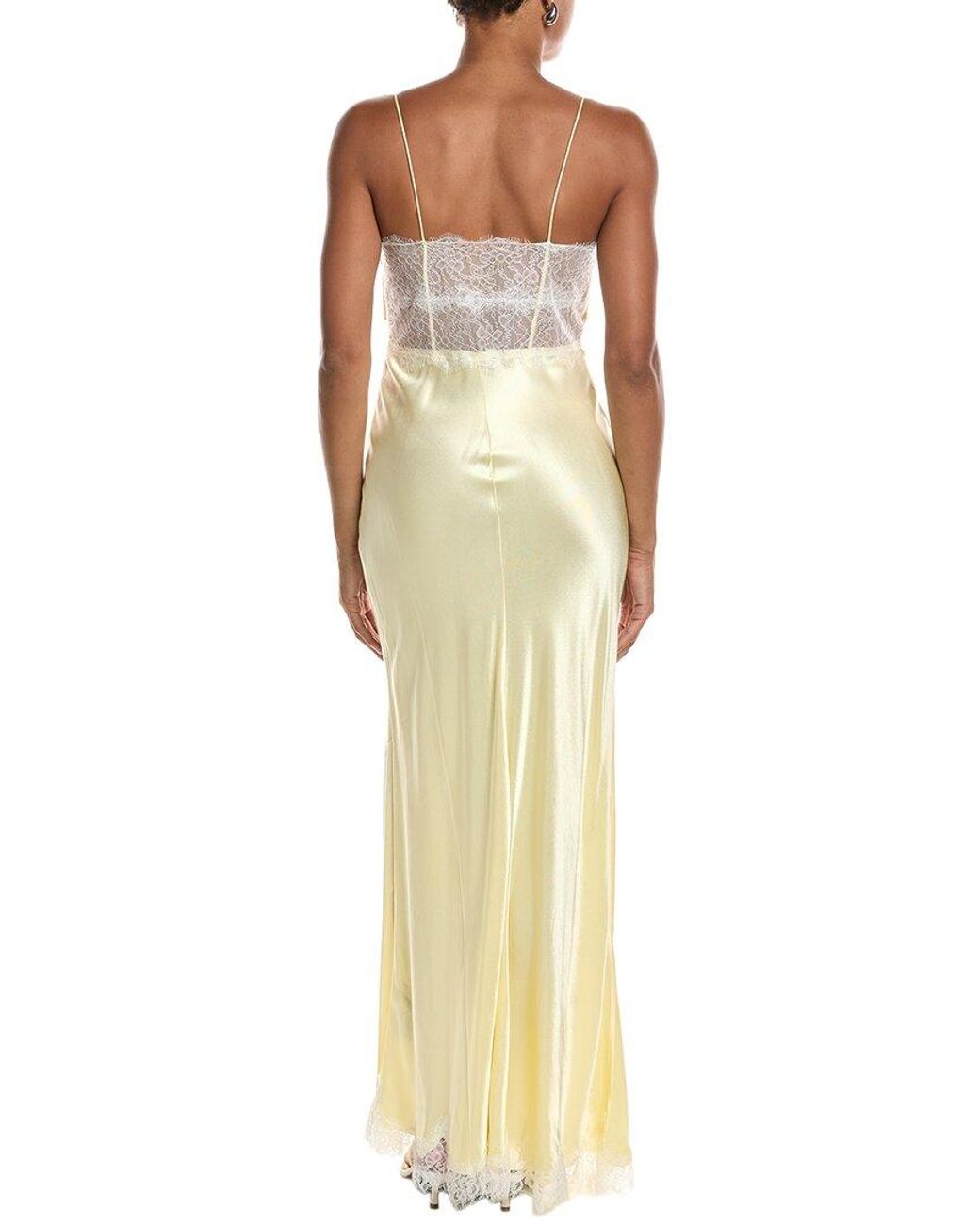 Bardot Metallic Taryn Lace Detail Maxi Dress