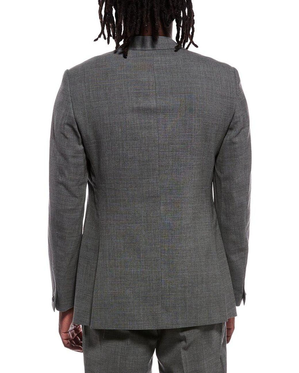 Kilgour Gray 2Pc Hardy Minnis Fresco Wool Suit for men