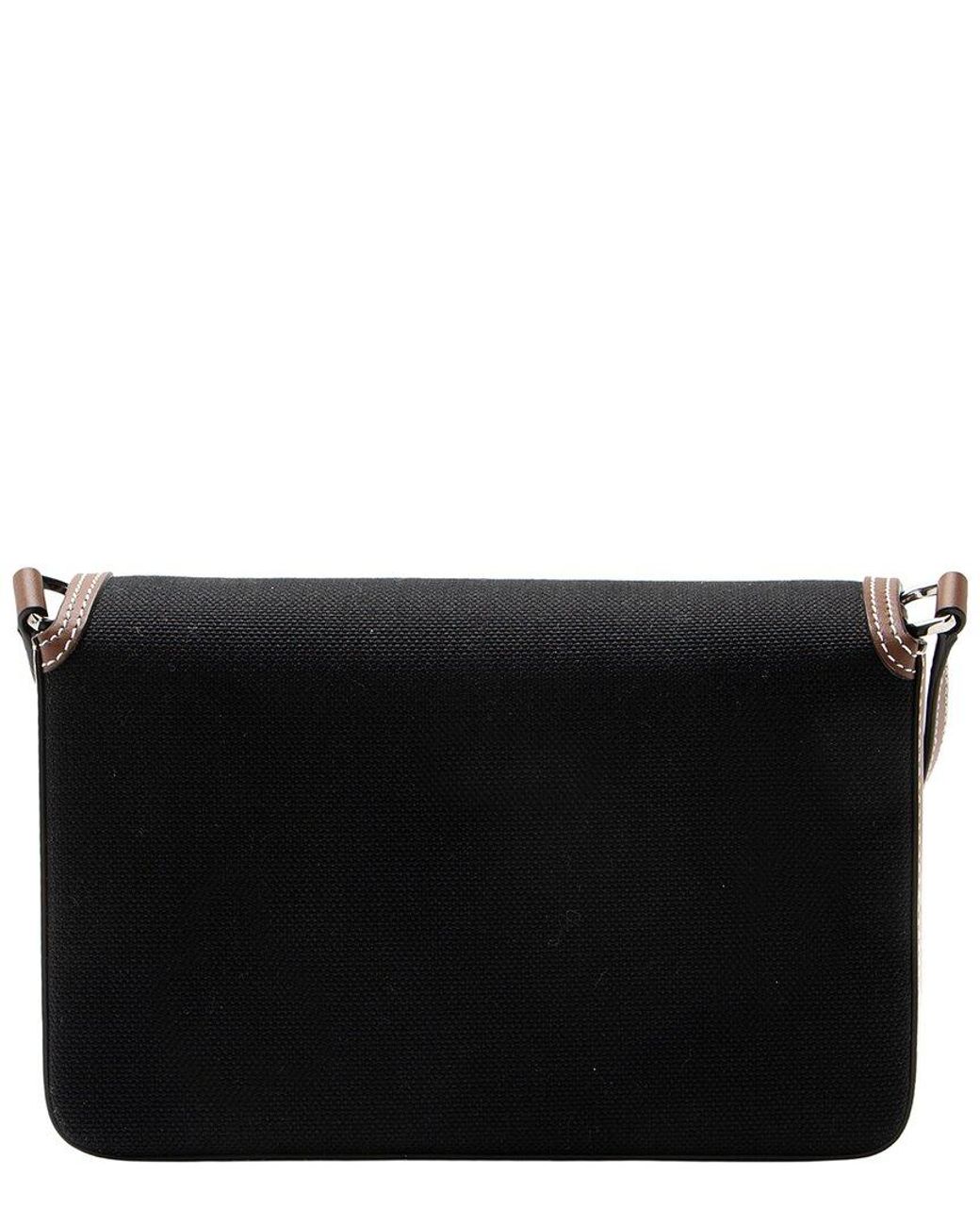 Burberry Black, Brown Canvas, Leather New Hampshire Small Crossbody, Never Carried (authentic Pre-loved)
