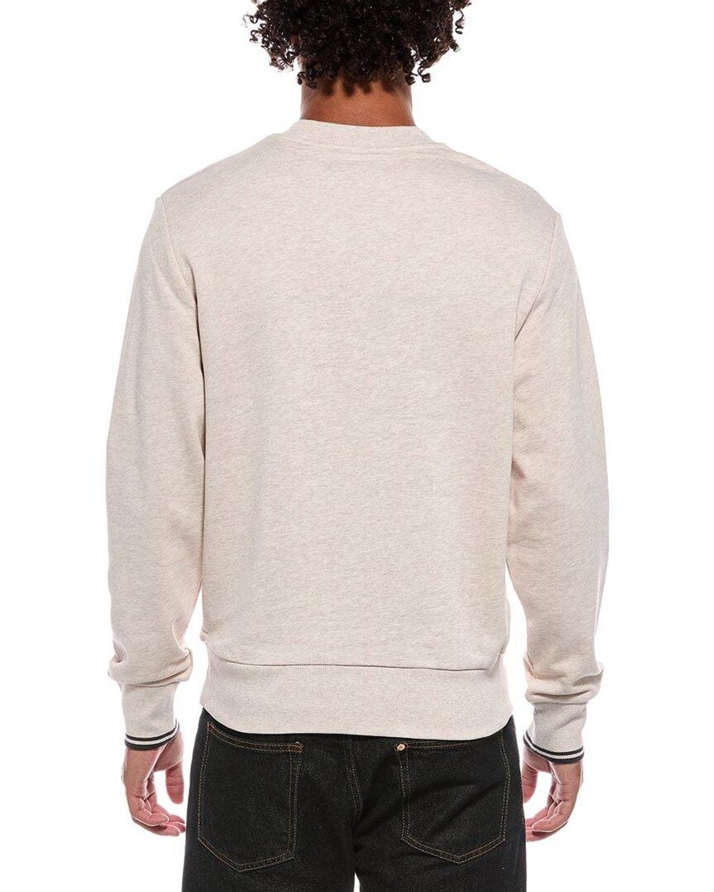 Fred Perry Gray Crewneck Sweatshirt for men