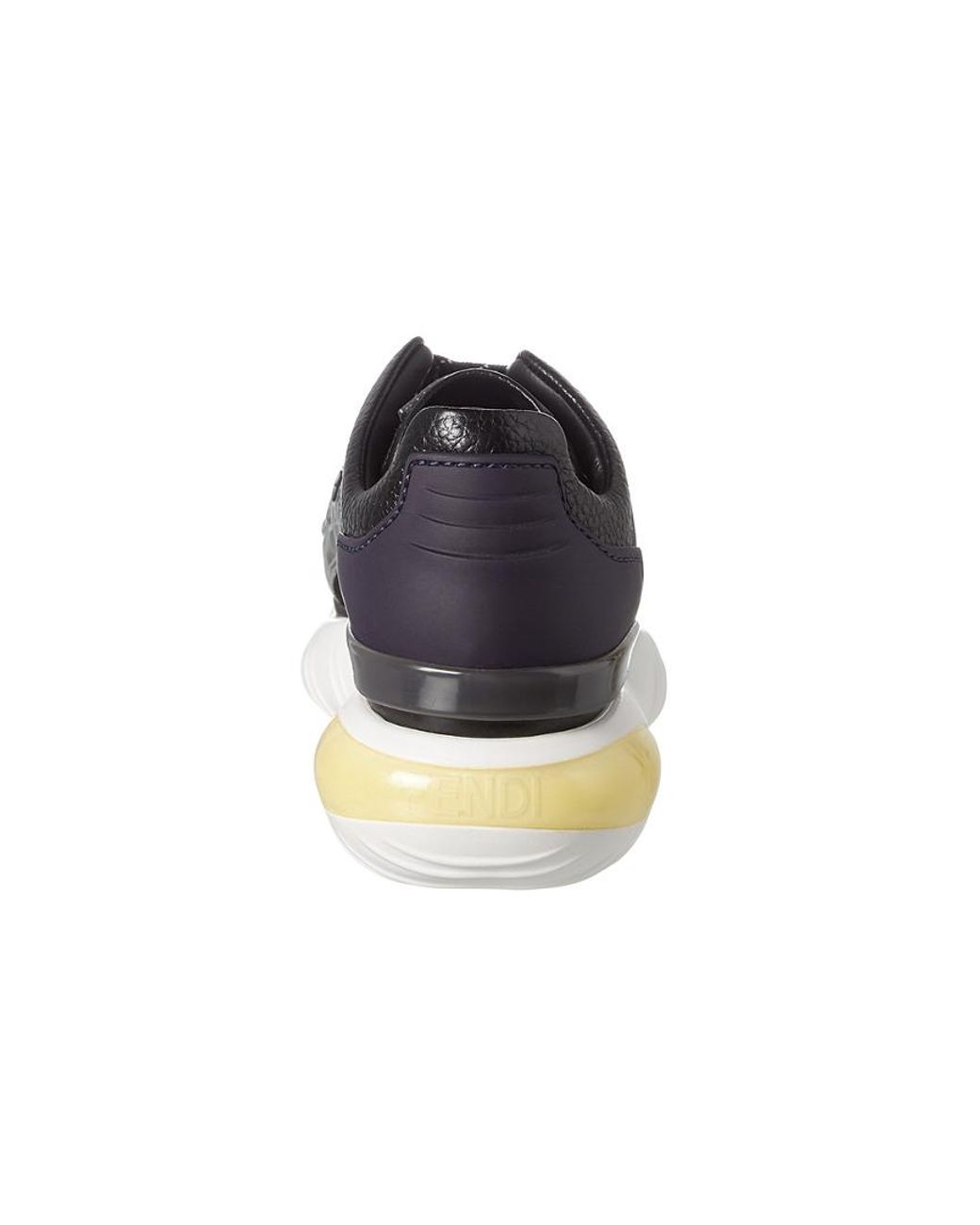 fendi sheer panels chunky sneakers