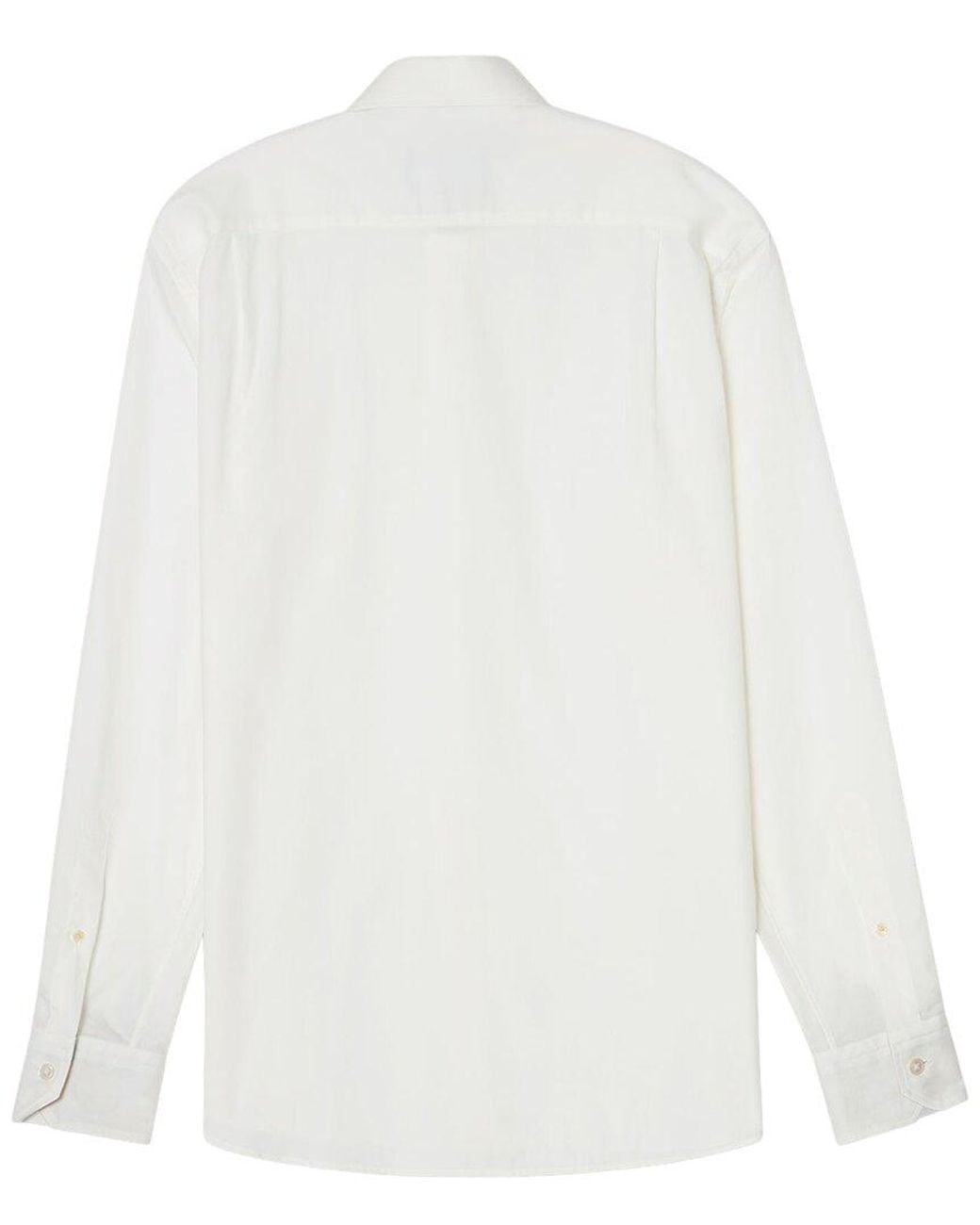 Robert Talbott White Reynolds Ultra Light Weight Brushed Shirt for men