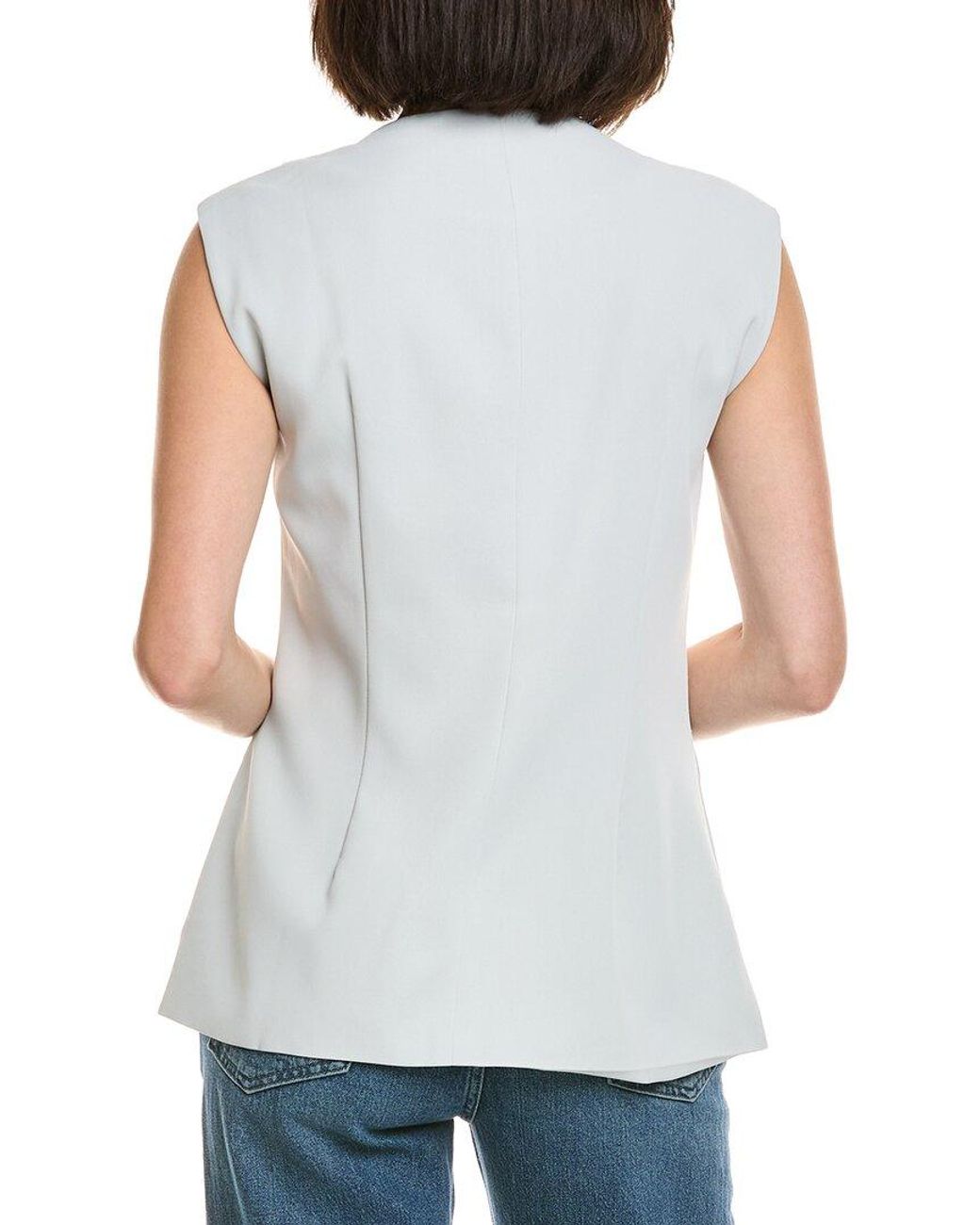 Gracia Blue Ponte Vest Top