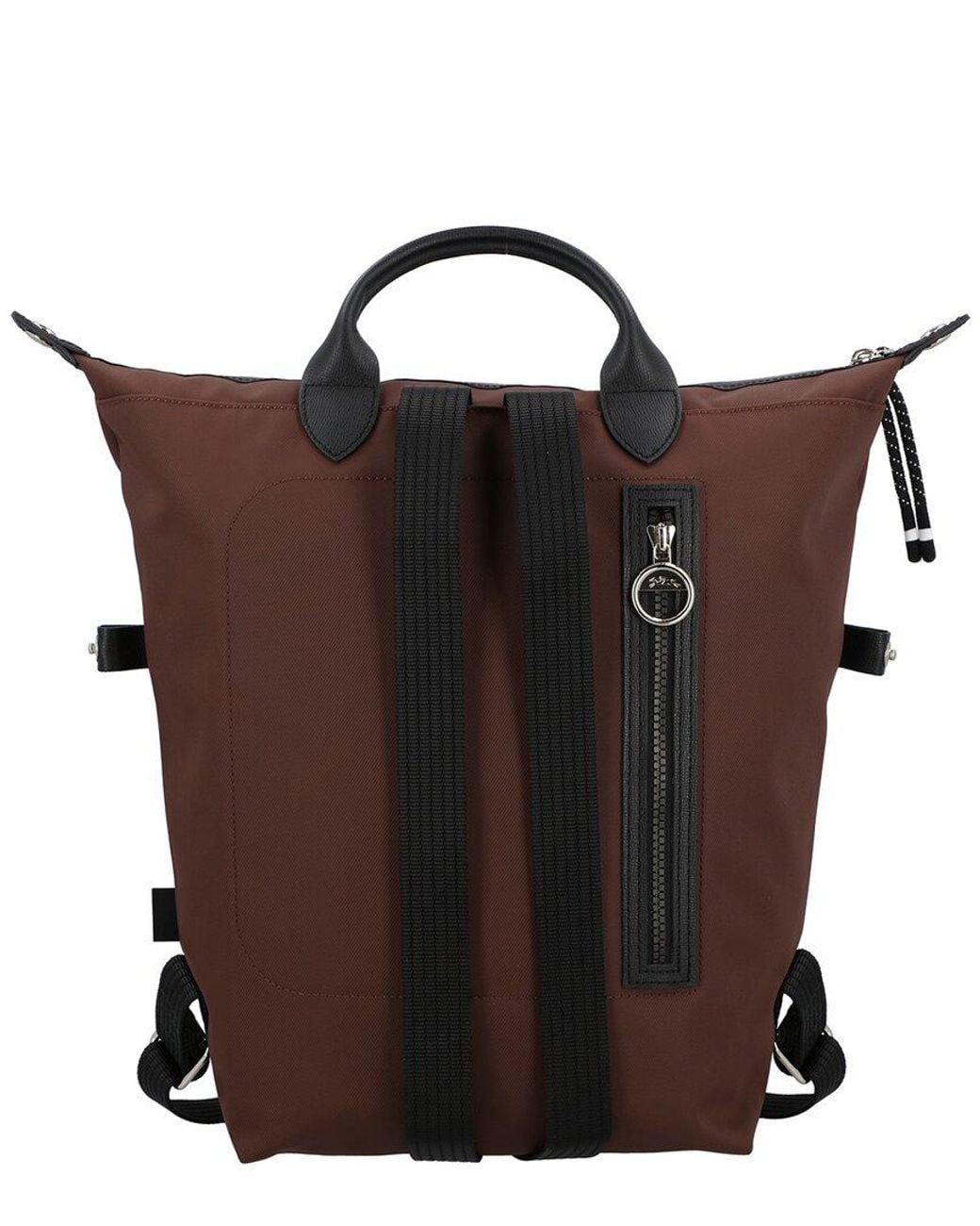 Longchamp Brown Le Pliage Energy Large Canvas Backpack