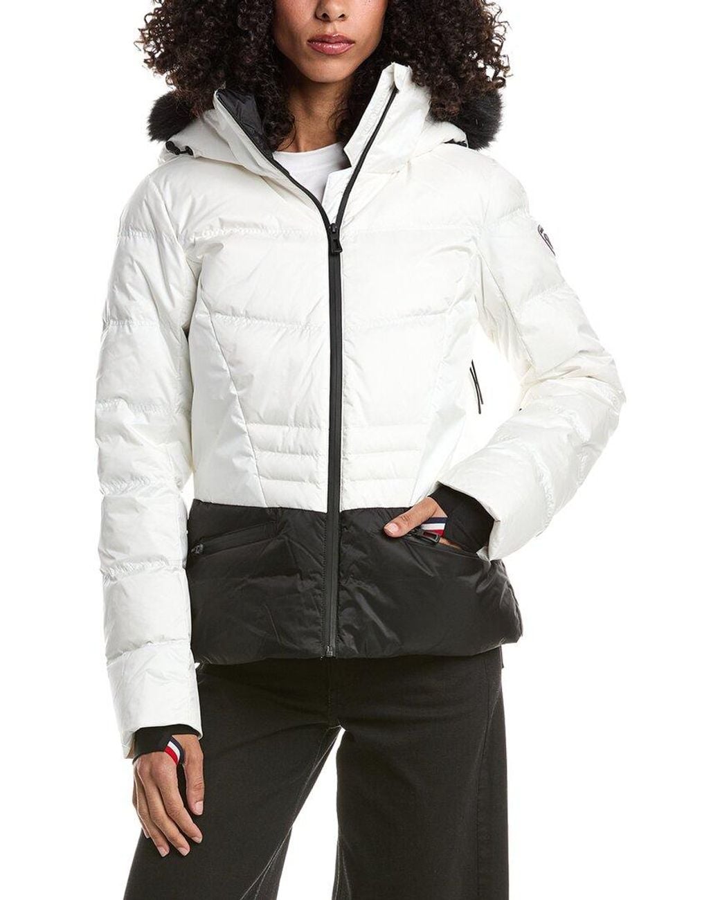 Rossignol White Joseray Down Jacket