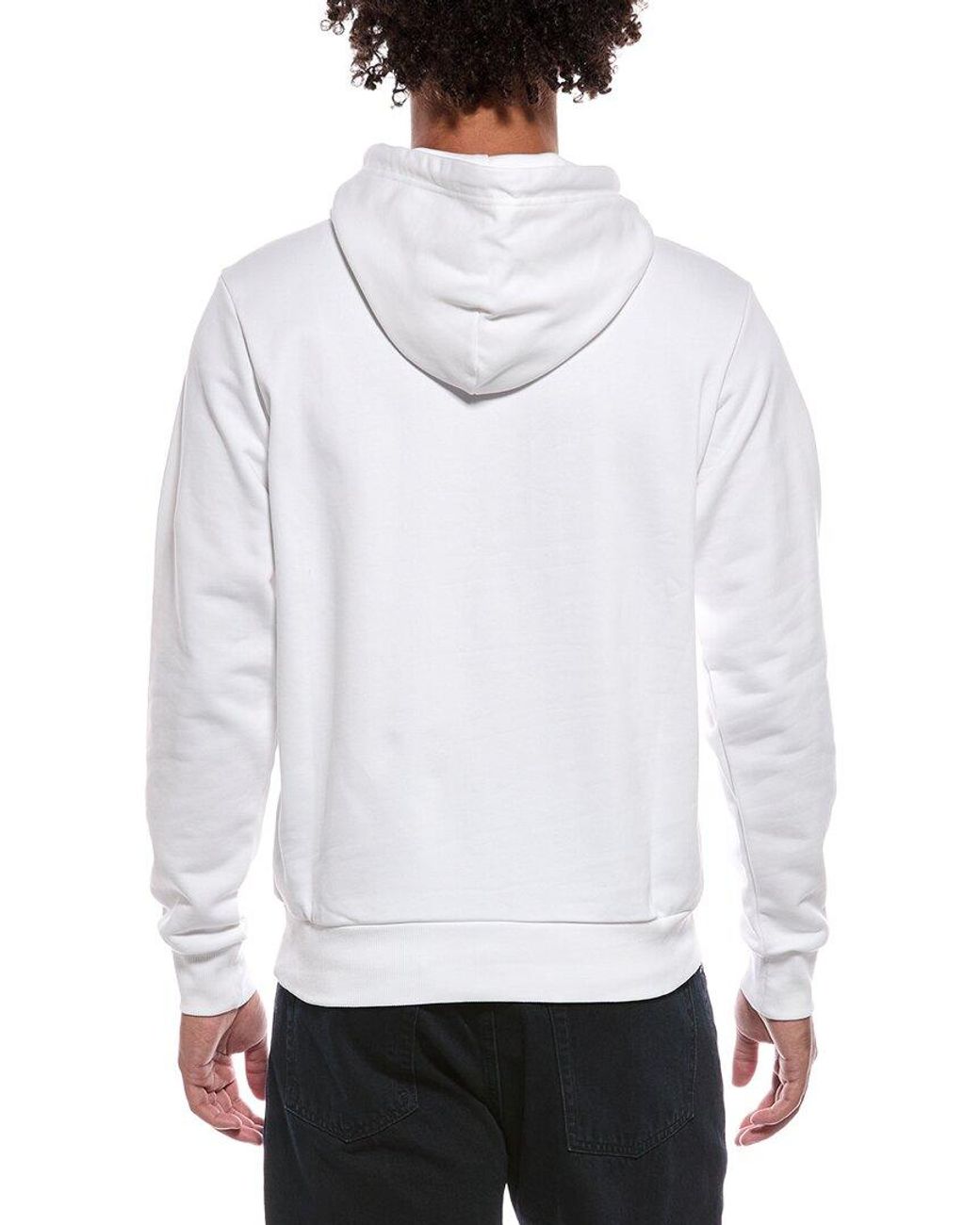 DIESEL White Hoodie for men