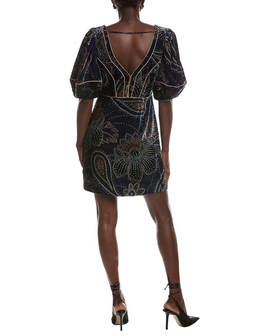 Farm Rio Black Mini Dress