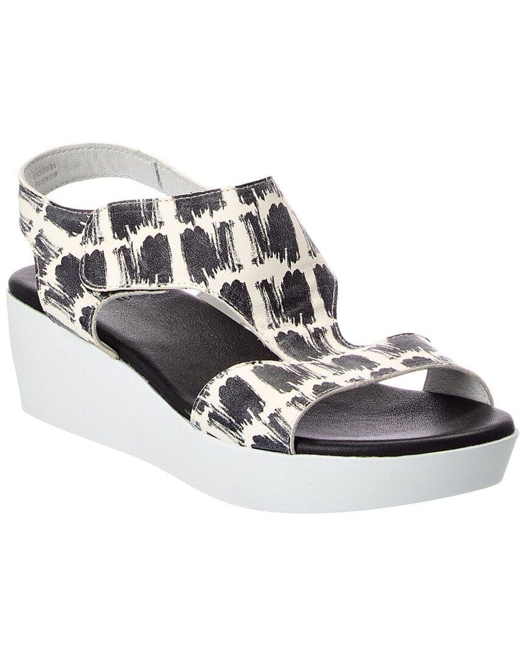 Arche Black Socqui Leather Sandal