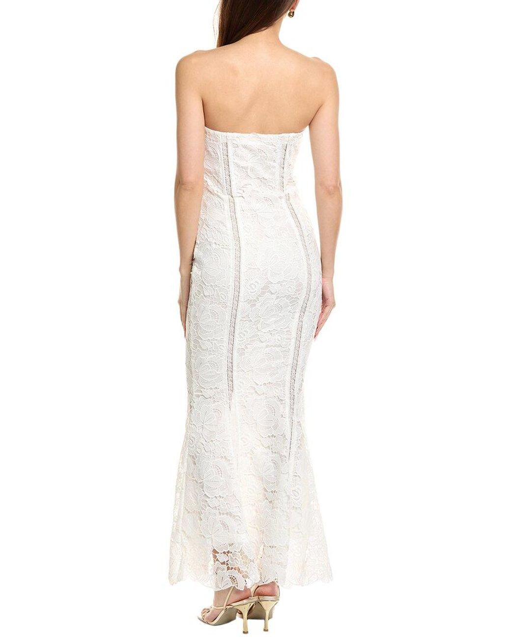 Rococo Sand White Rain Maxi Dress