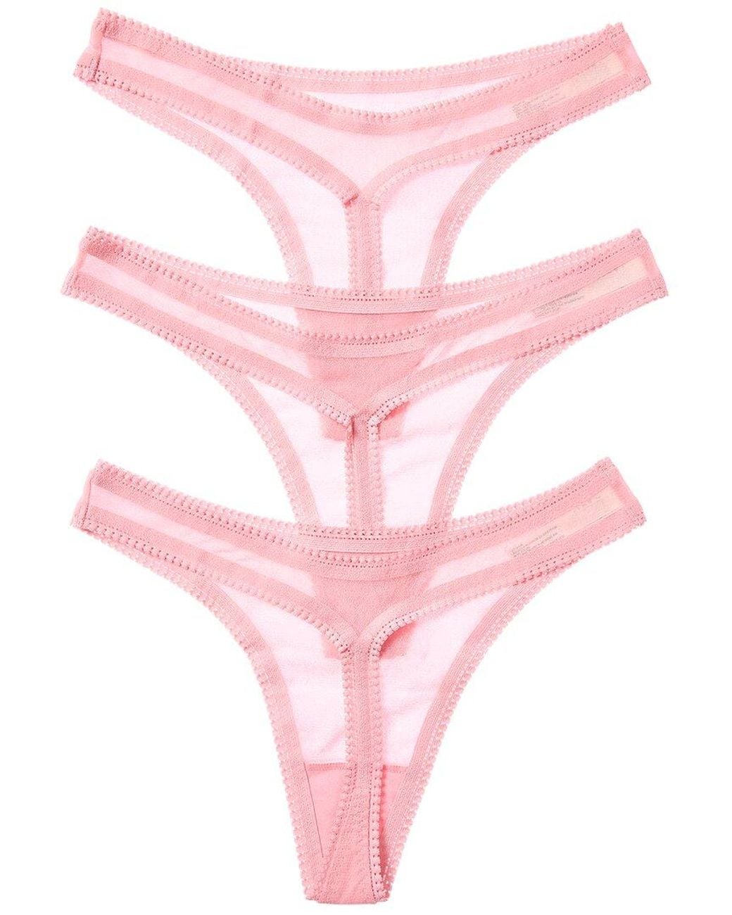 On Gossamer Pink 3pk Hip-g Thong