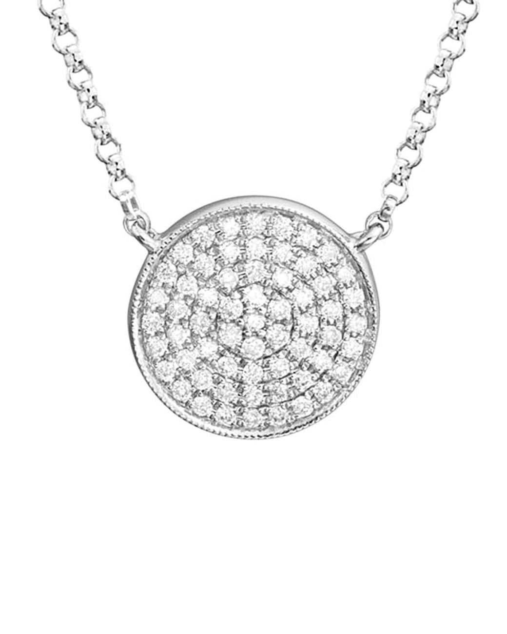 Diamond Select Cuts White 14k Diamond Necklace 0.18 Ct.