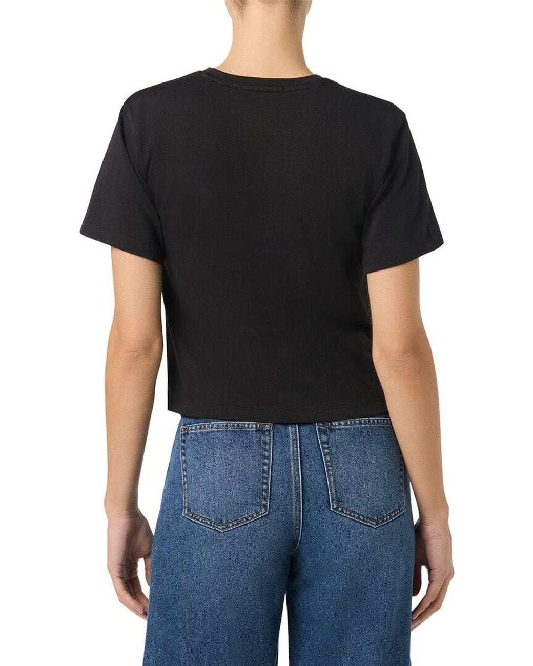 Joe's Jeans Black Boxy T-Shirt