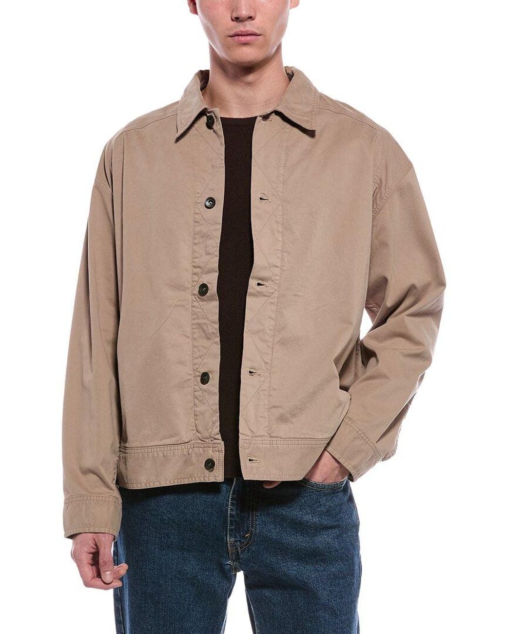 Rag & Bone Natural Varick Trucker Jacket for men