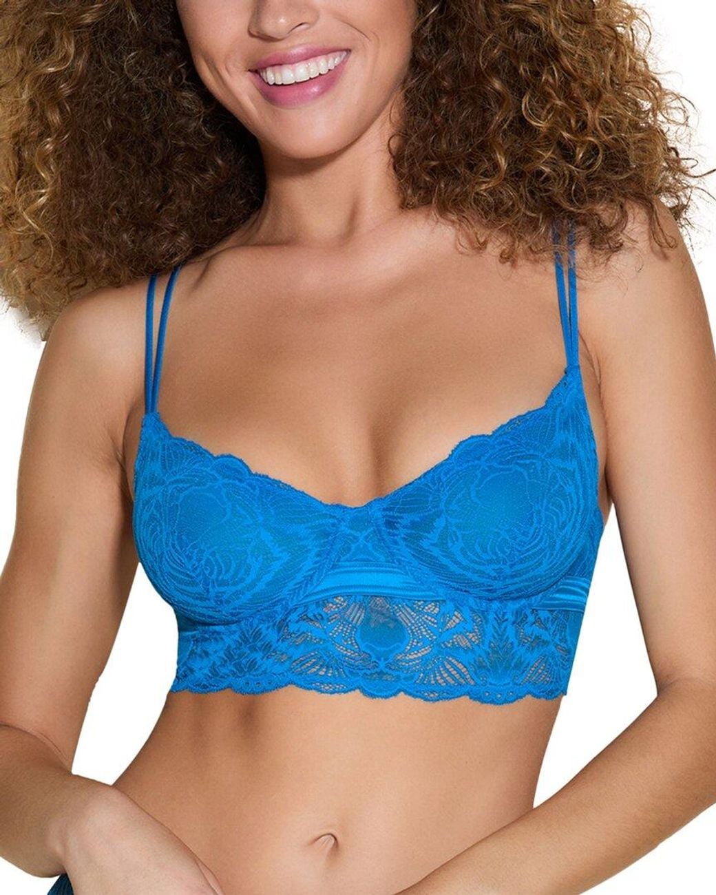 Cosabella Blue Khana Longline Underwire Bra