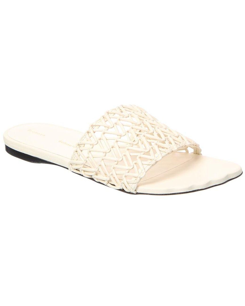 Proenza Schouler White Leather Sandal