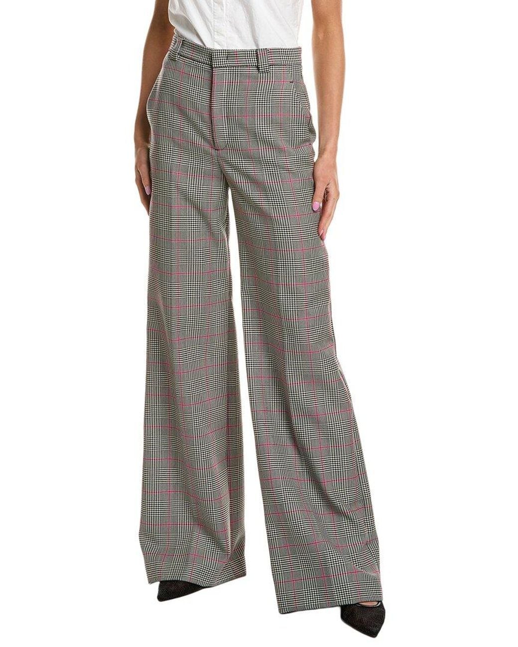 RED Valentino Gray Wool-blend Pant