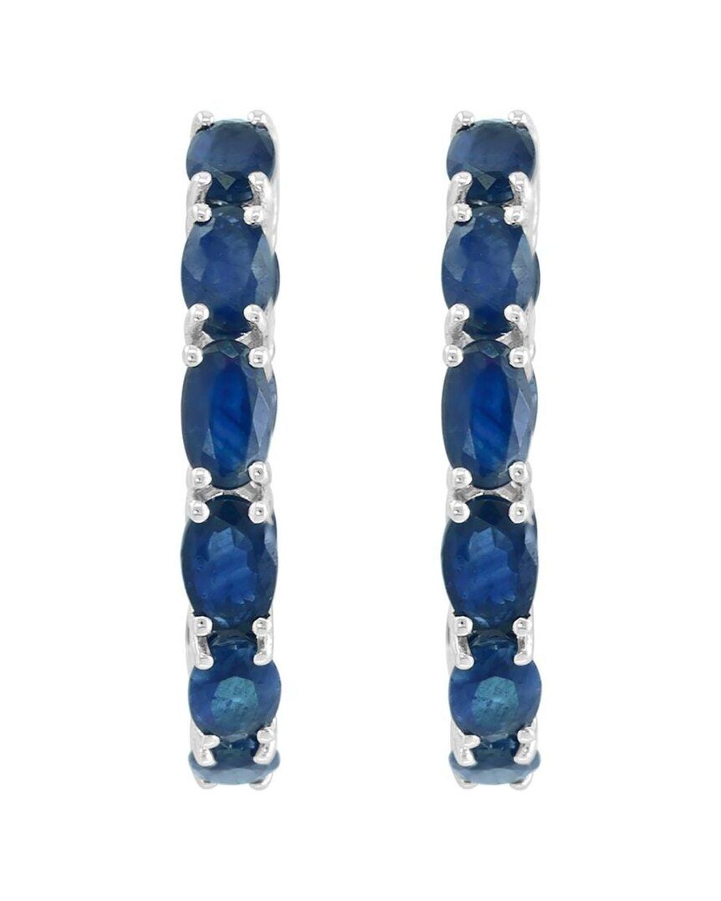 Effy Fine Jewelry Blue 14K 5.51 Ct. Tw. Sapphire Earrings