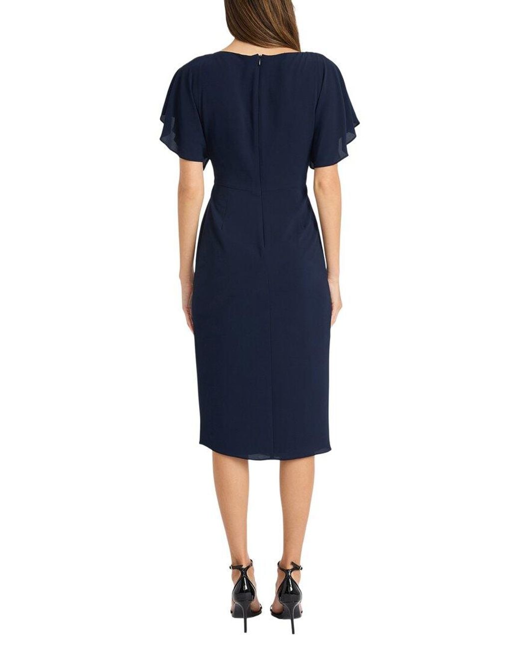 Maggy London Blue Midi Dress