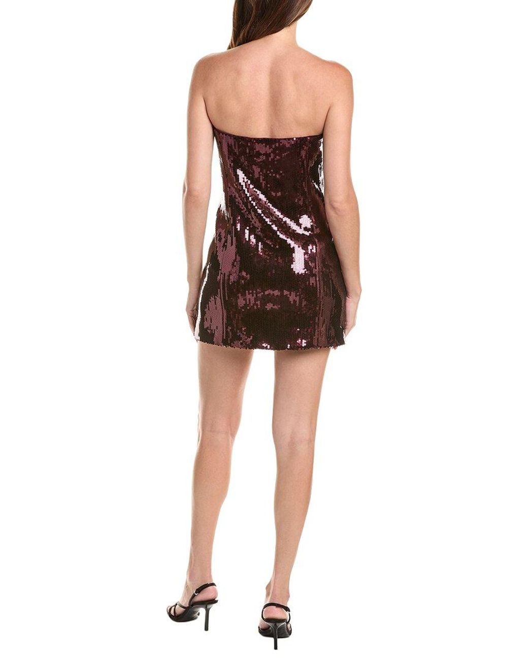 retroféte Brown Cecil Sequin Dress