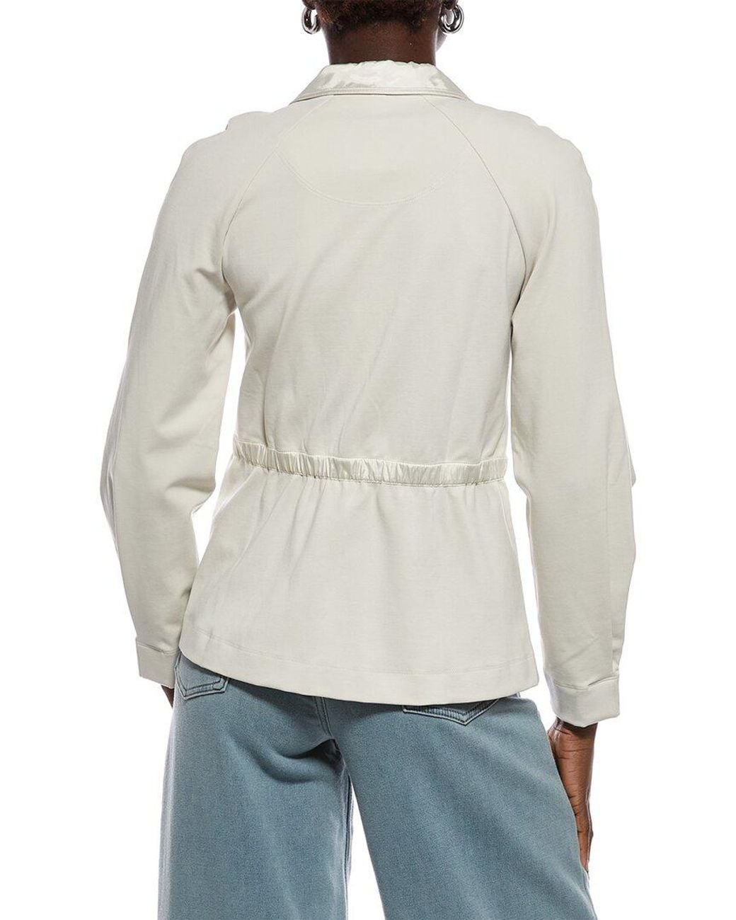 Marc Cain White Woven Blazer
