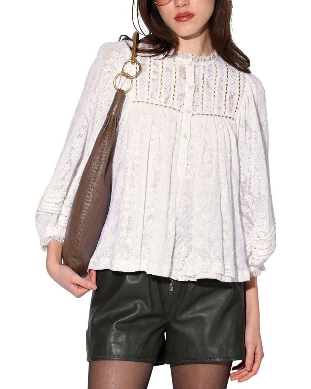 Walter Baker White Jordana Top