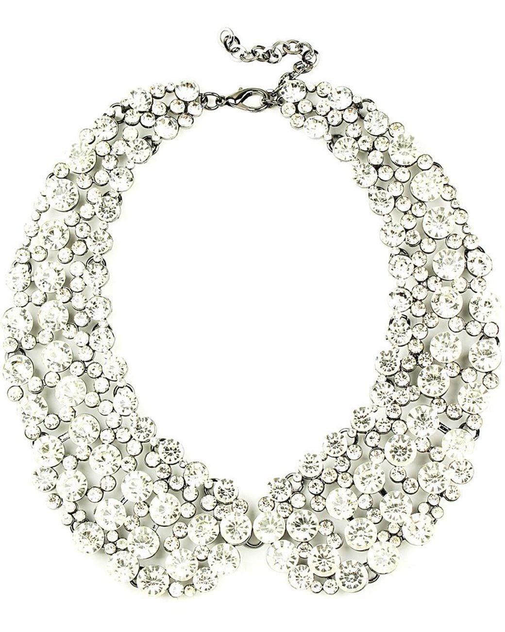 Eye Candy LA Metallic Diana Collar Necklace
