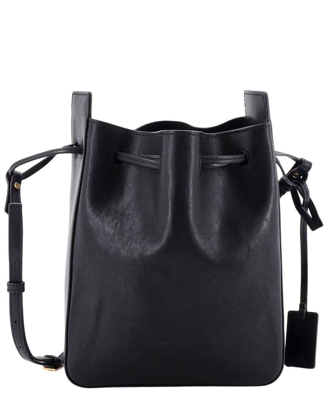 Saint Laurent Black Convertible Bucket Bag Small (authentic Pre-loved)