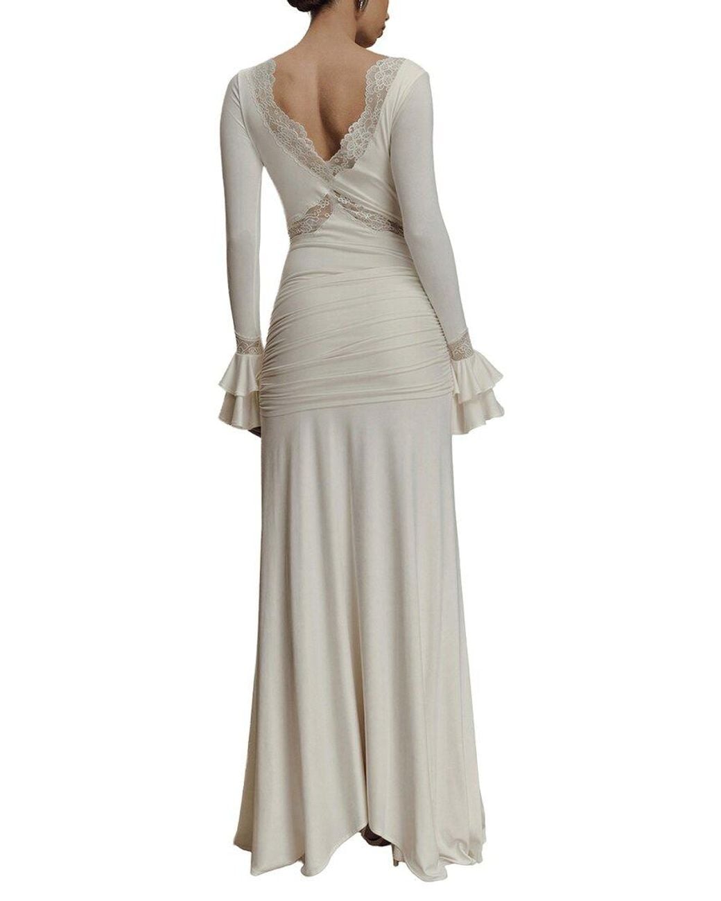 Dilireba White Maxi Dress