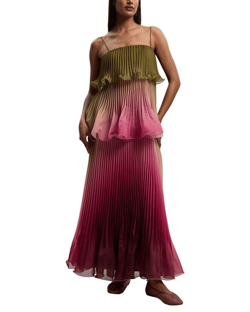 Dilireba Red Maxi Dress
