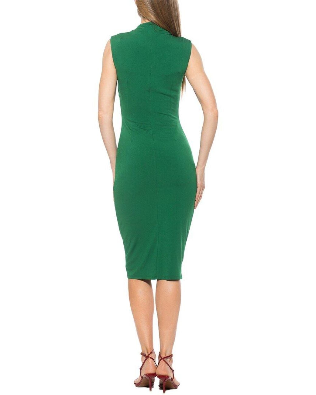 Alexia Admor Green Jan Sheath Dress