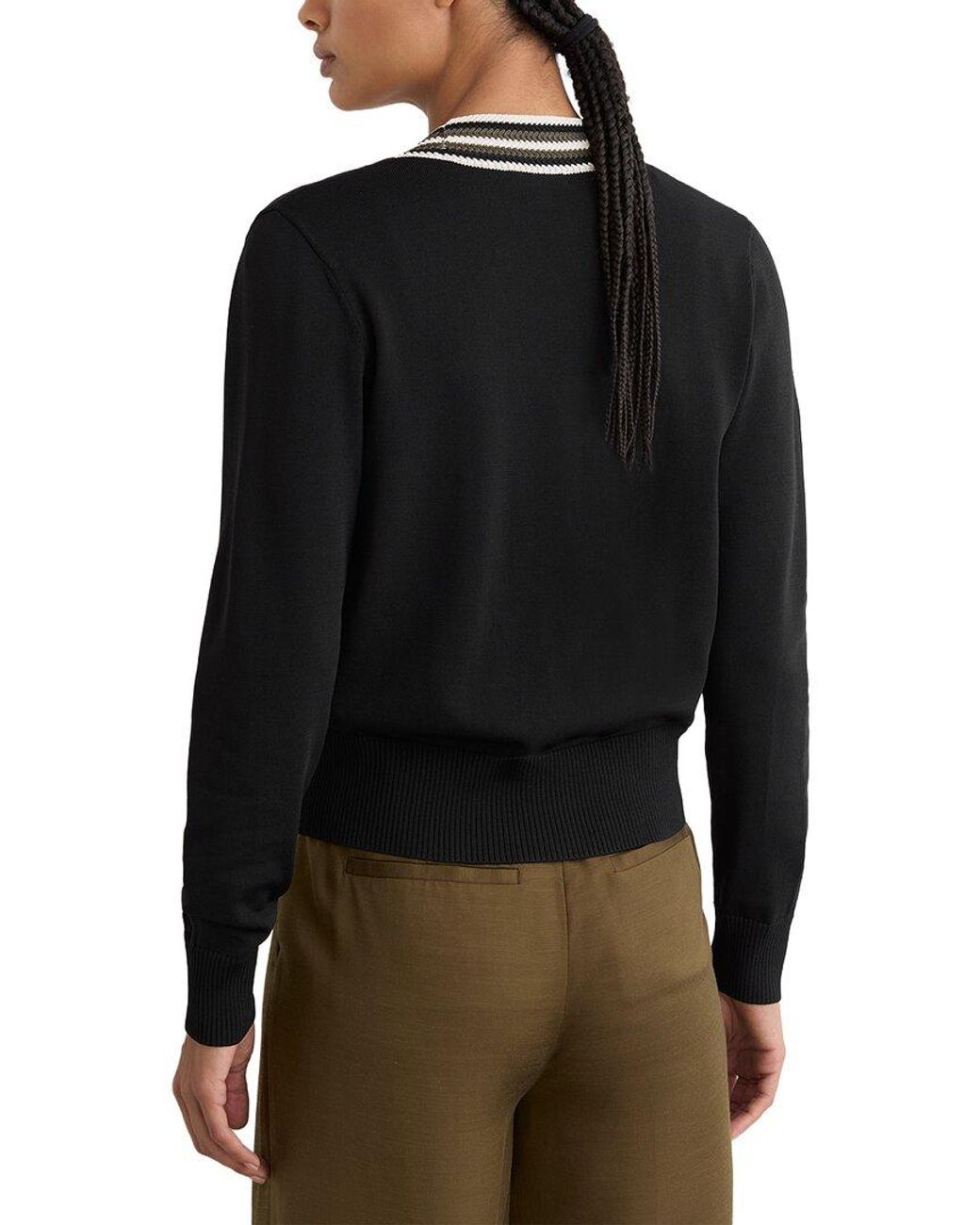 Reiss Black Danni Cardigan