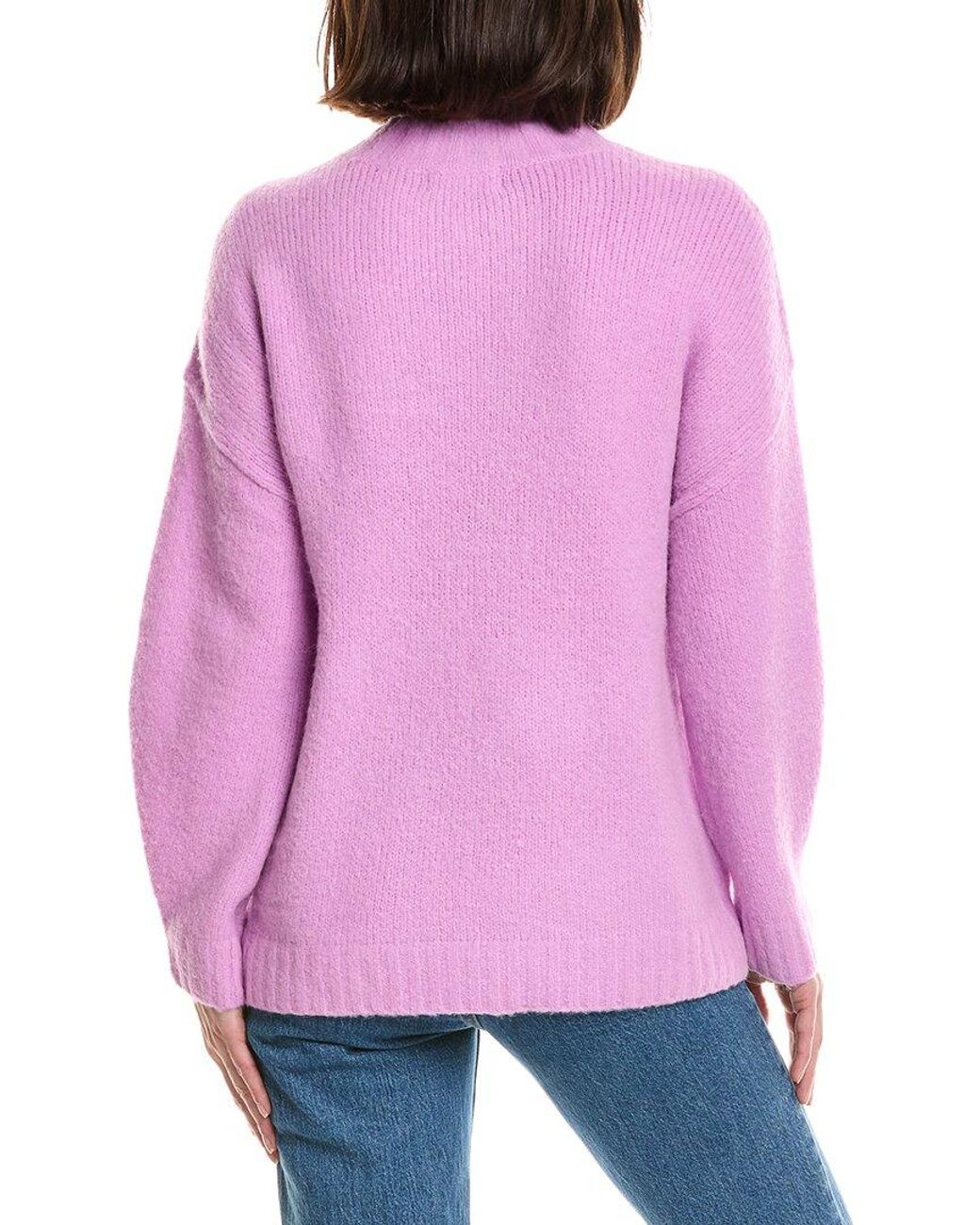 LaBiz Pink Wool & Alpaca-Blend Sweater