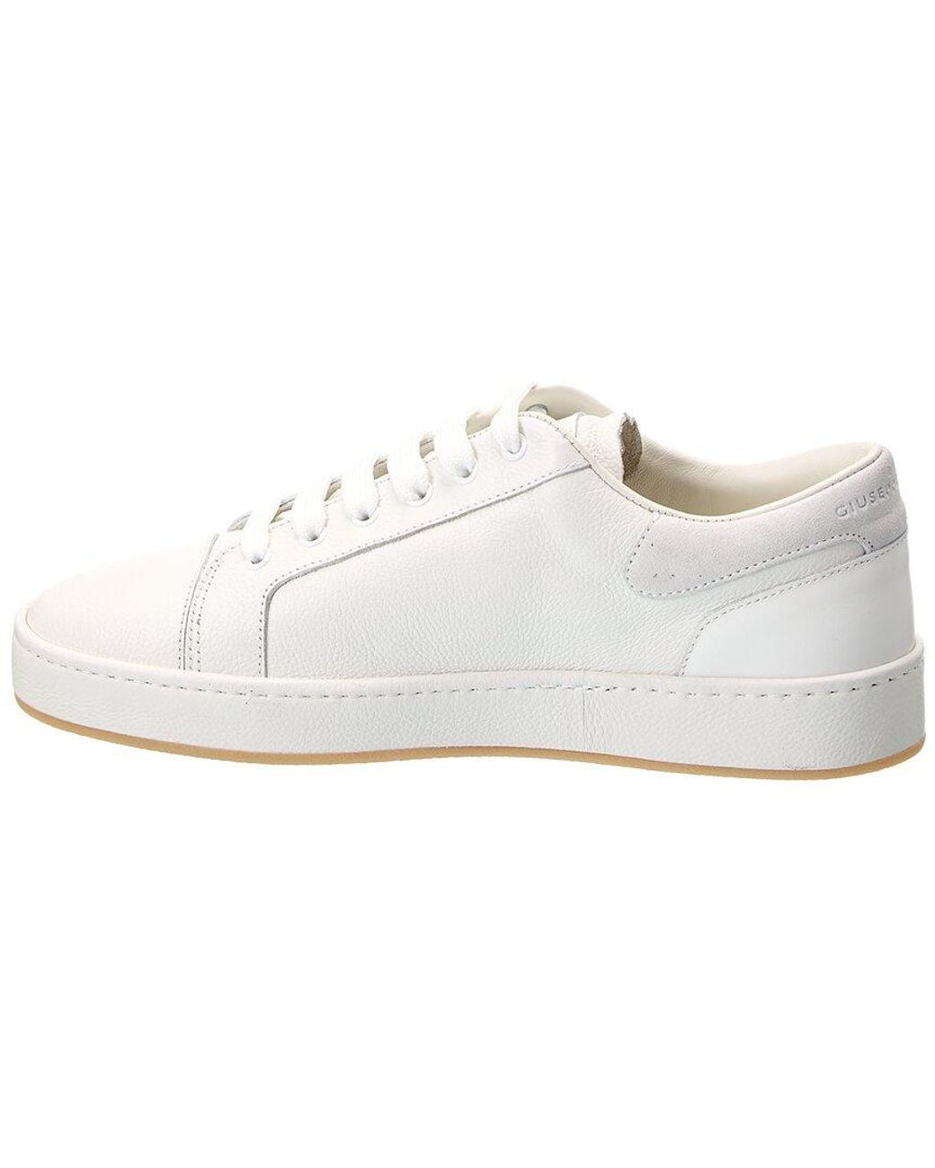 Giuseppe Zanotti White Gz/City Leather Sneaker for men