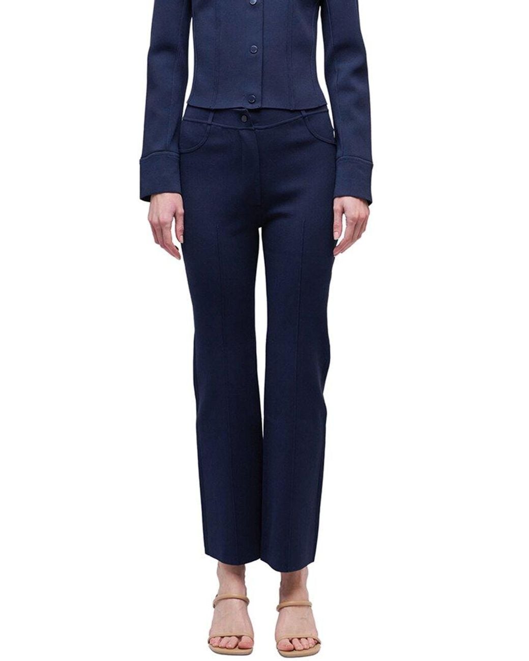 Jonathan Simkhai Blue Ashlon Pant