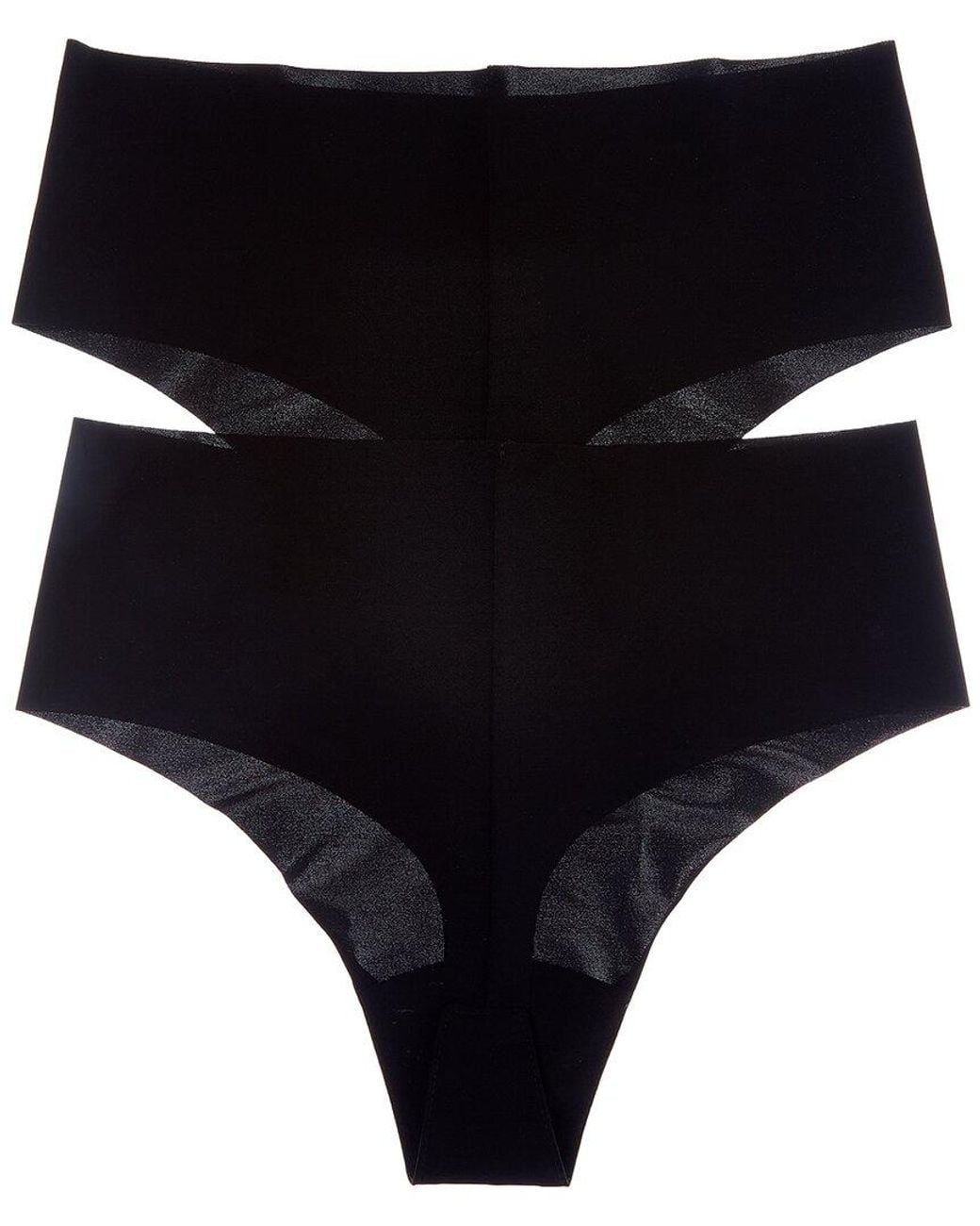 Commando Black 2pk Mid-rise Thong