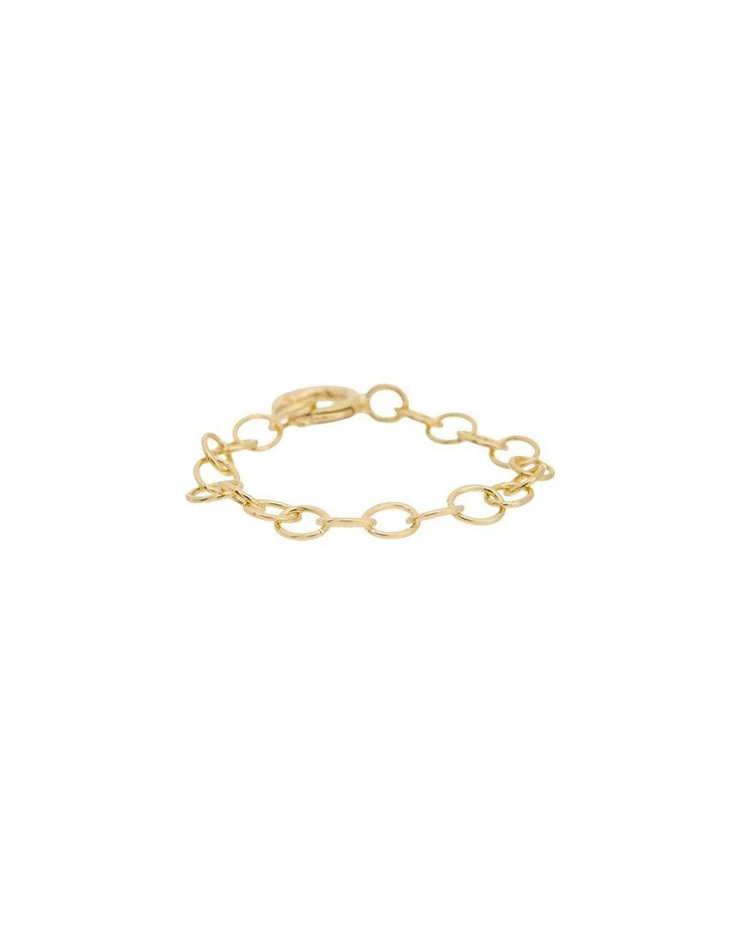Italian Gold White 10K 2-Inch Extender Chain