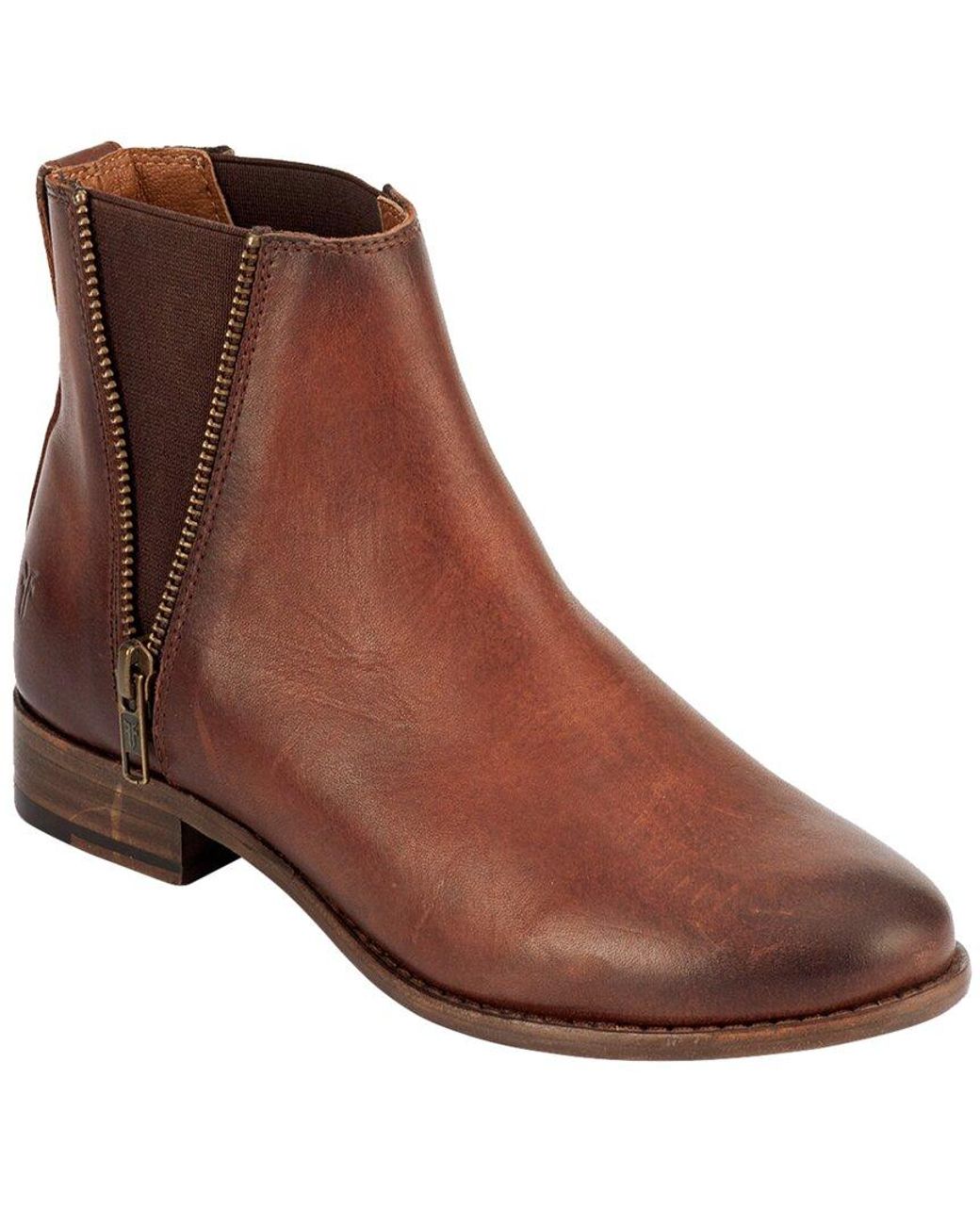 Frye Carly Leather Boot in Brown Lyst