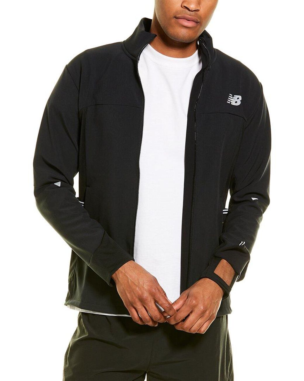 New Balance Impact Winter Jacket in Black for Men | Lyst