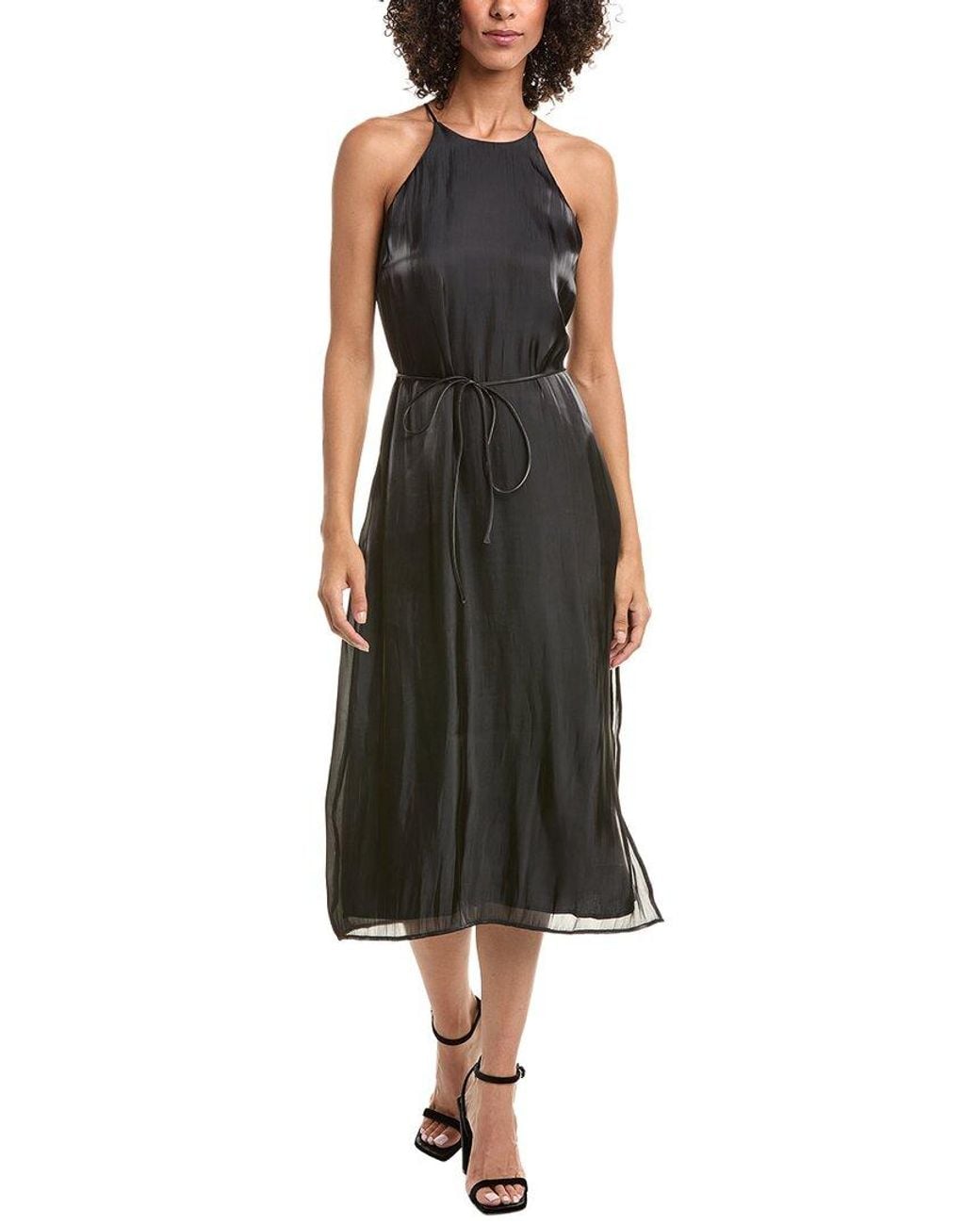 Bella Dahl Black Halter Neck Slip Dress