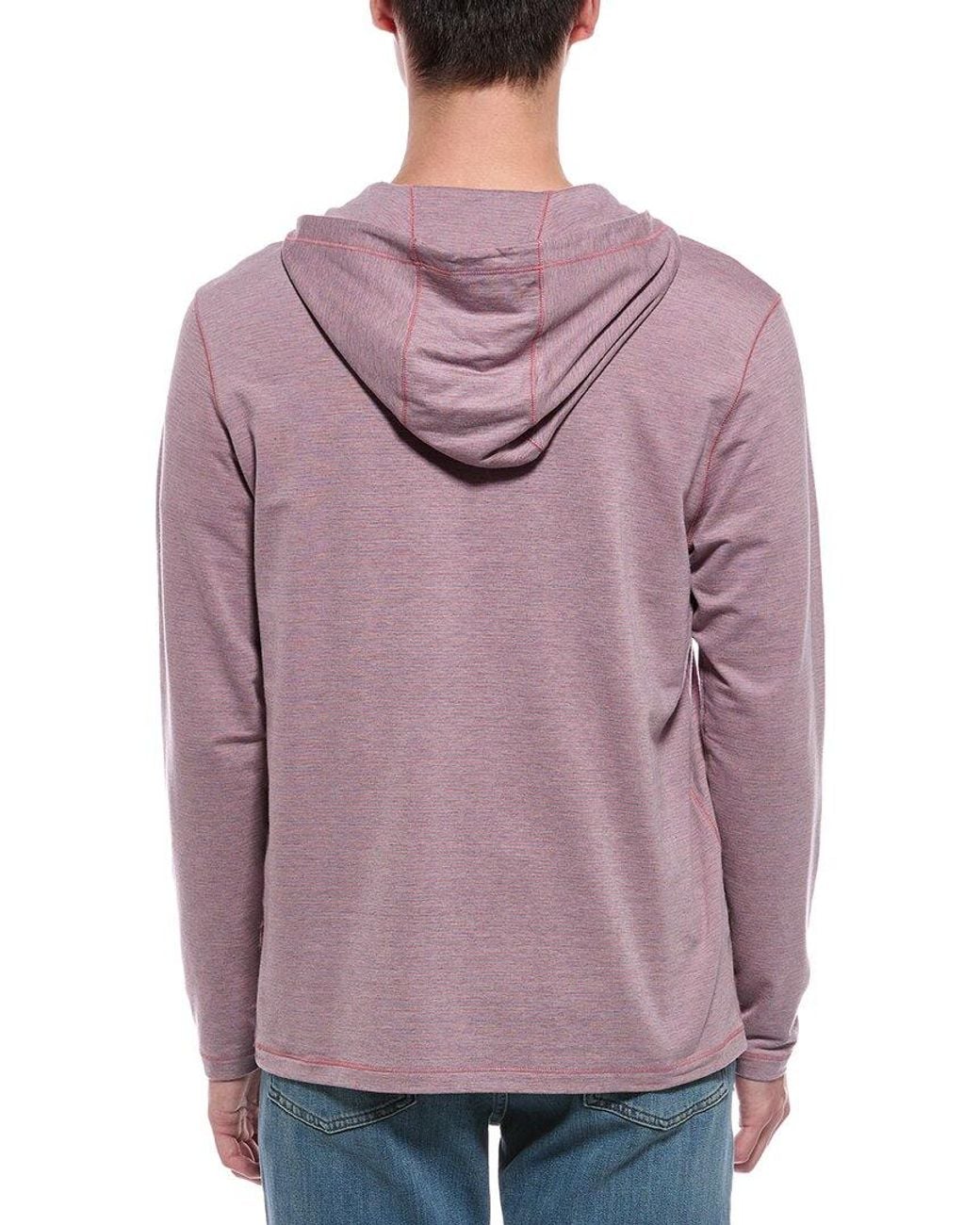 Faherty Brand Purple Movement Hoodie for men