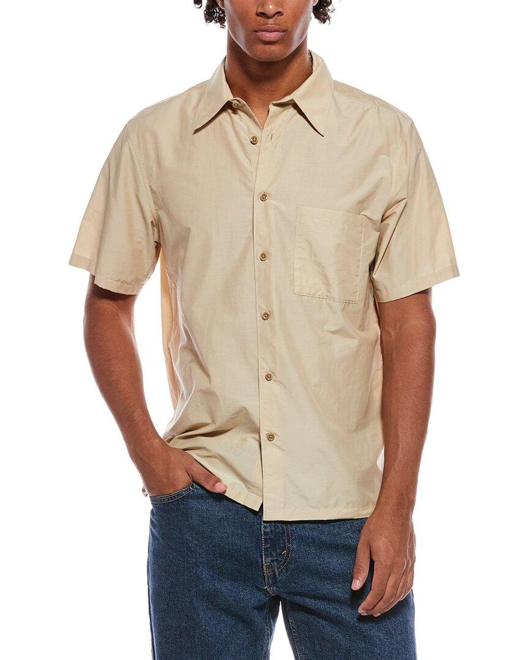 Theory Natural Noll Soft Lawn Shirt for men